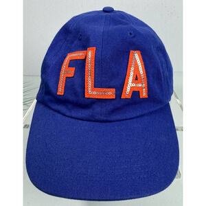 Florida Gators Sequin Womens Baseball Hat Cap Blue Orange Adjustable